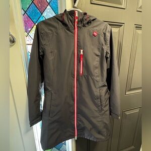 Helly Hansen Grey Jacket with Pink Lining